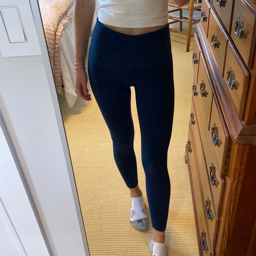 Athleta Navy Leggings - Size Small